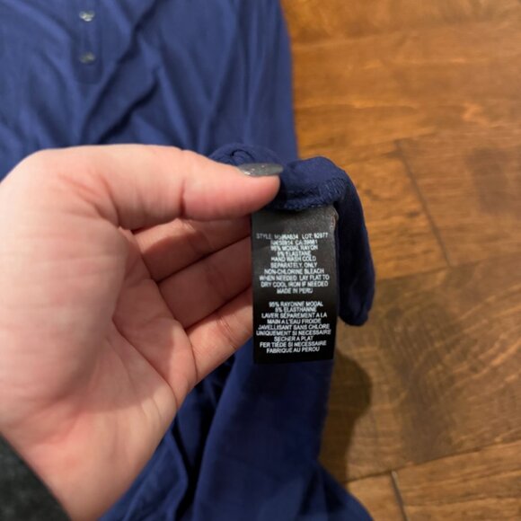 Tahari Easy Jersey Button-Front Tank Dress - Picture 7 of 9